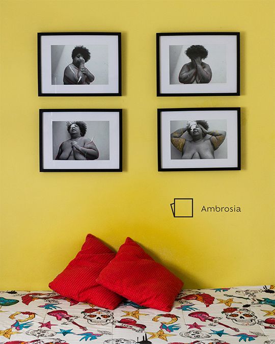 Parede do quarto da Fotógrafa Camila Rocha renovada na cor Ambrosia da Suvinil