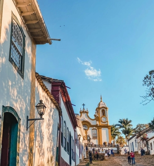 Casas da cidade mineira de Tiradentes.