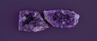 Ilustração dos tons de violeta de cores da Suvinil.